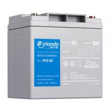 奥兰德D系列18AH,26AH,38AH,65AH,100AH专用阀控式铅酸蓄电池免维护12VEPS蓄电池 D12-250AH